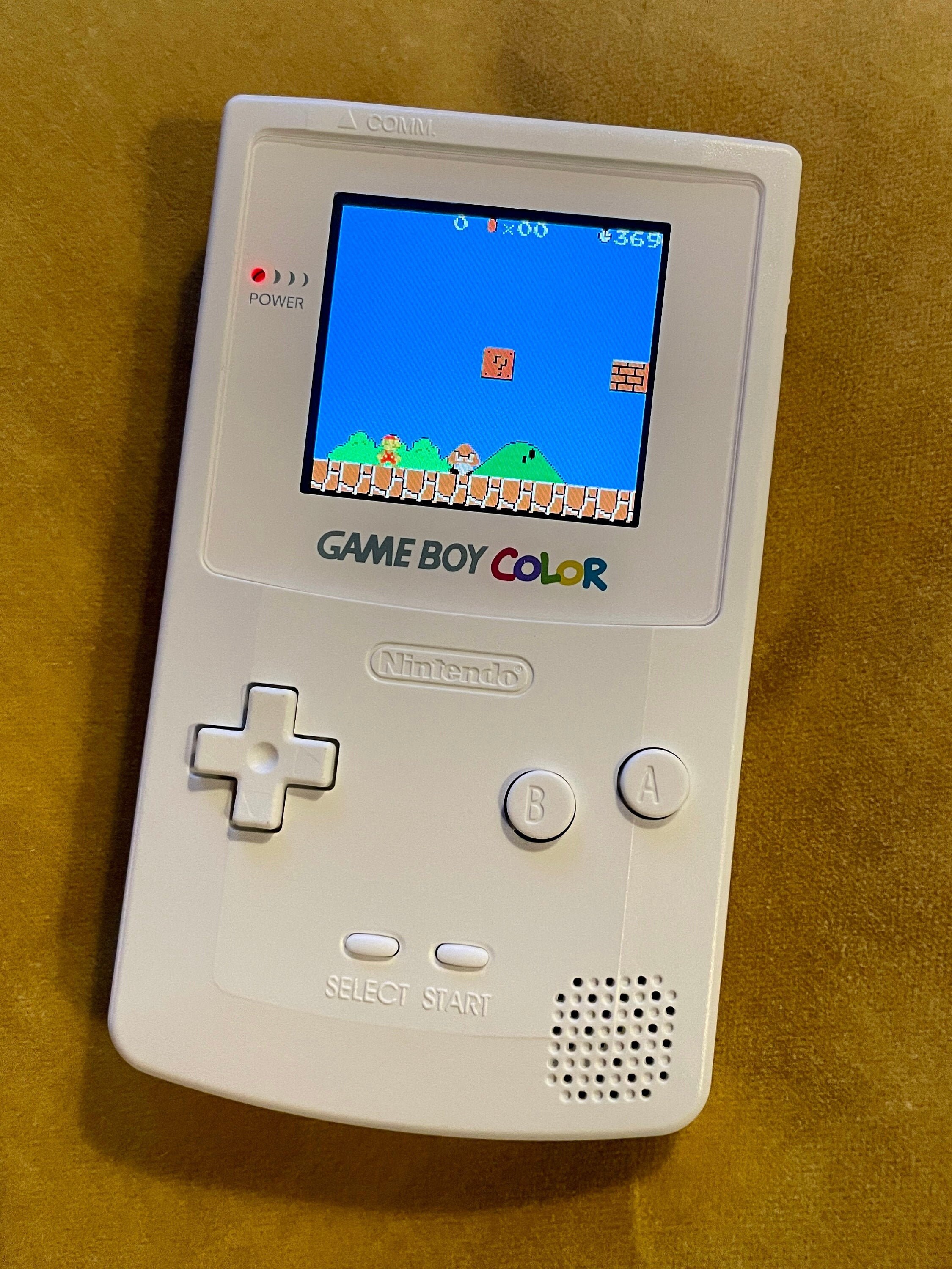 Custom Backlit Gameboy Color Mr White Upgraded Etsy