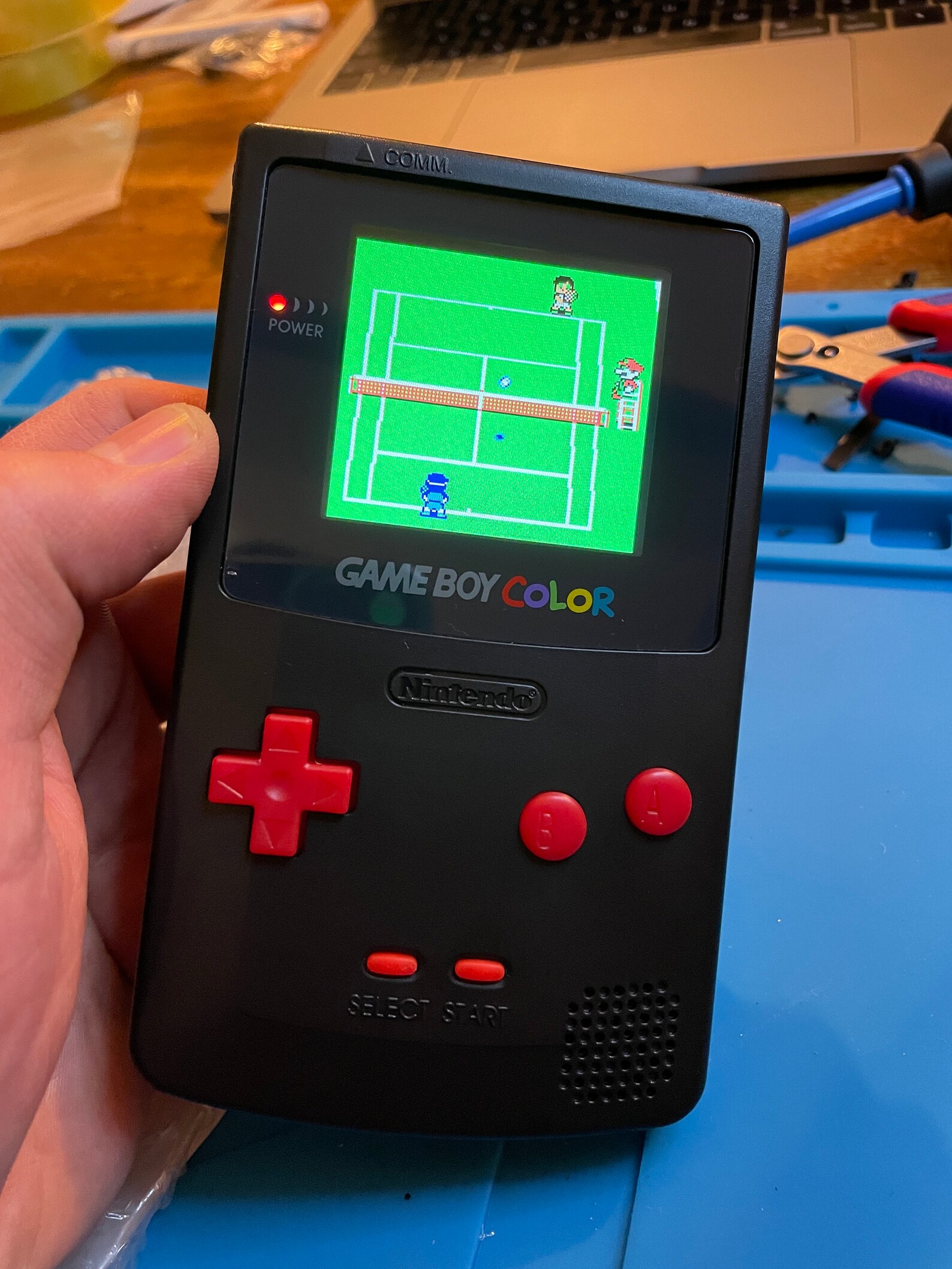 Custom Backlit Gameboy Color Knight Rider Remis à neuf Etsy