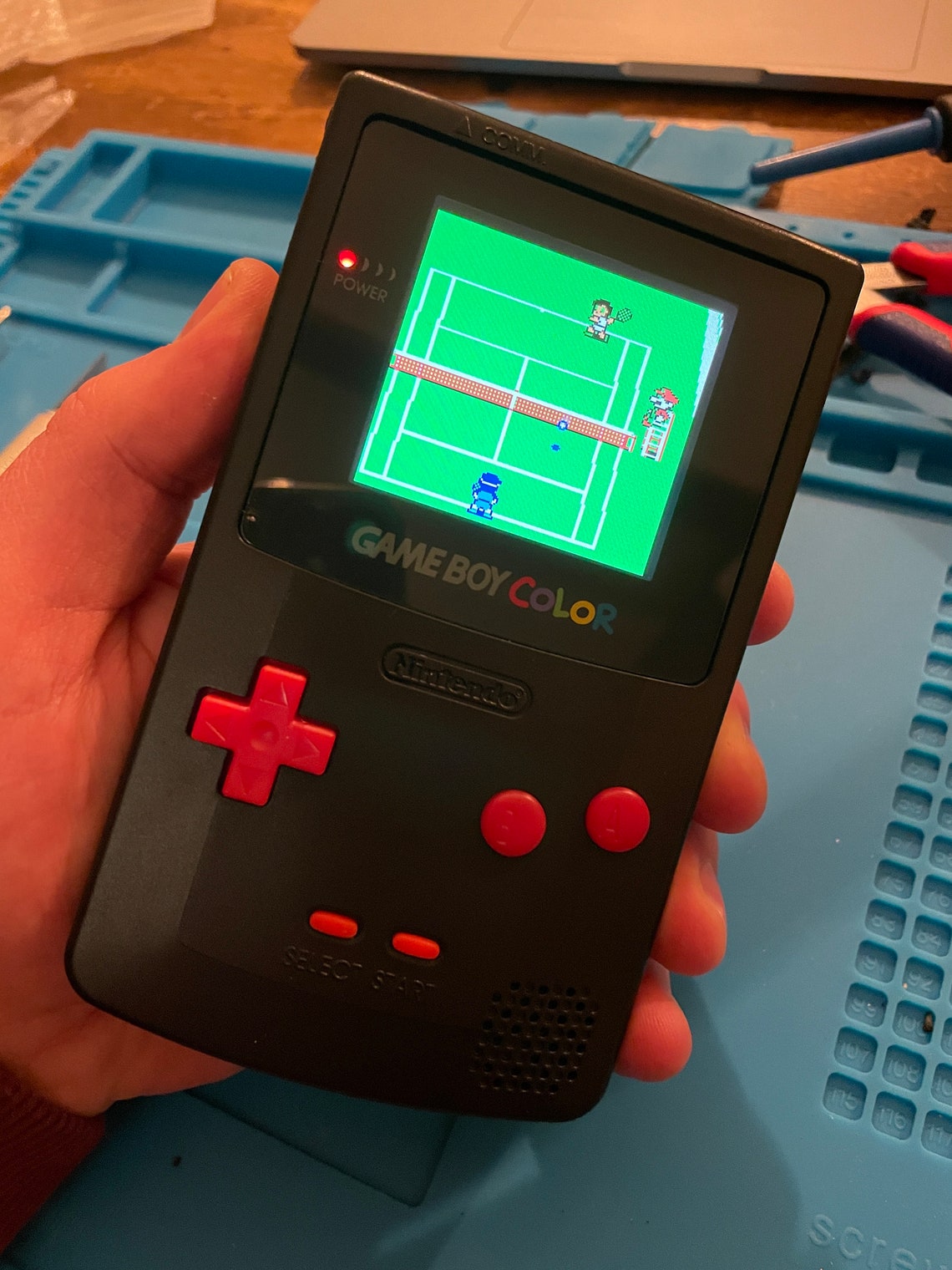 Custom Backlit Gameboy Color Knight Rider Etsy