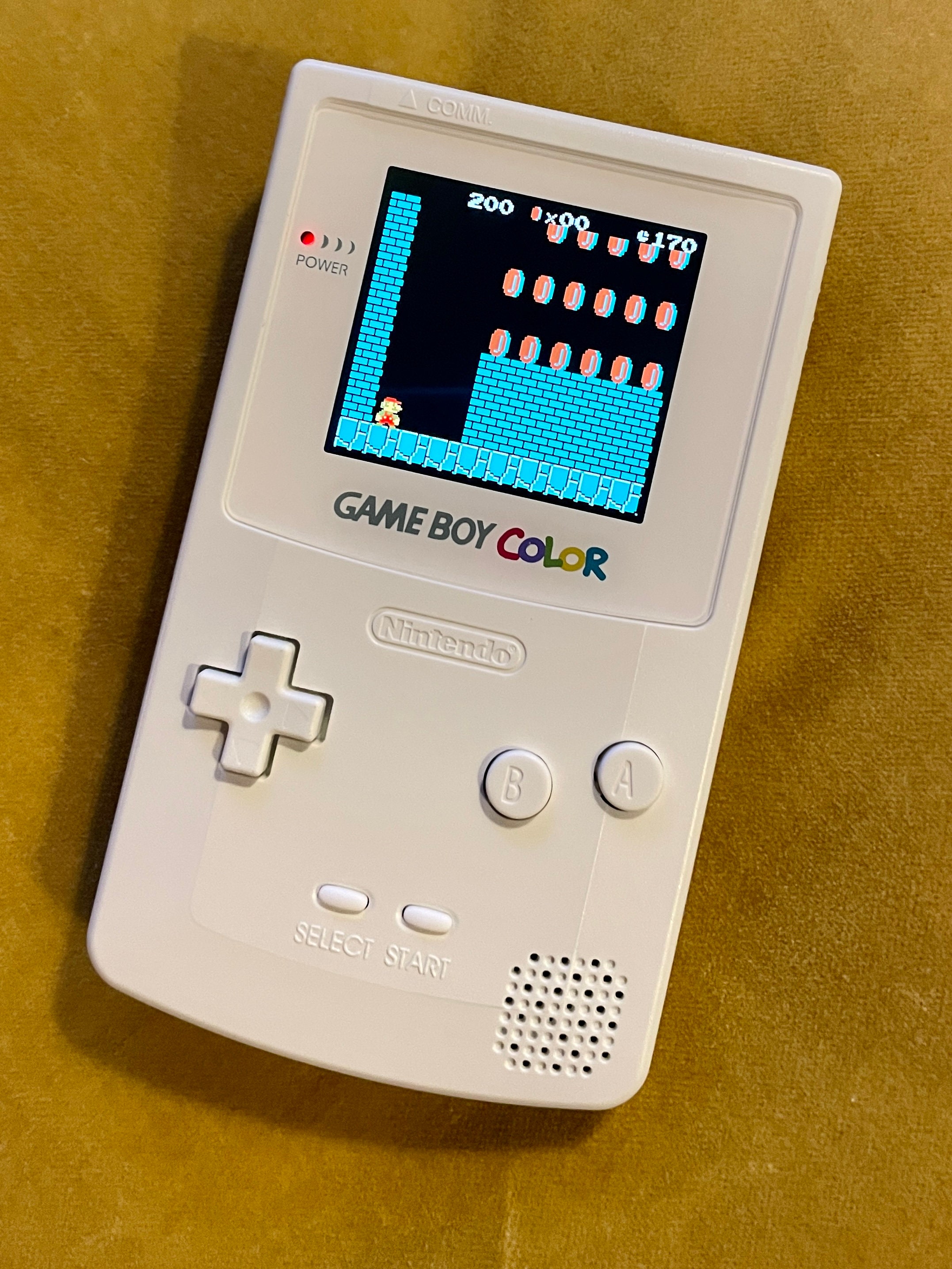 Custom Backlit Gameboy Color Mr White Upgraded Etsy