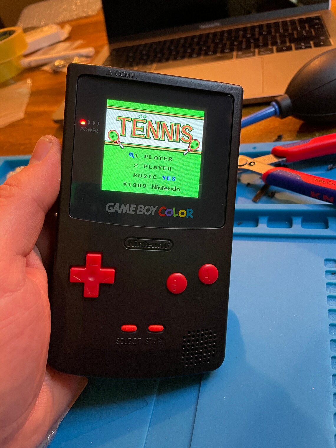 Custom Backlit Gameboy Color Knight Rider Remis à neuf Etsy