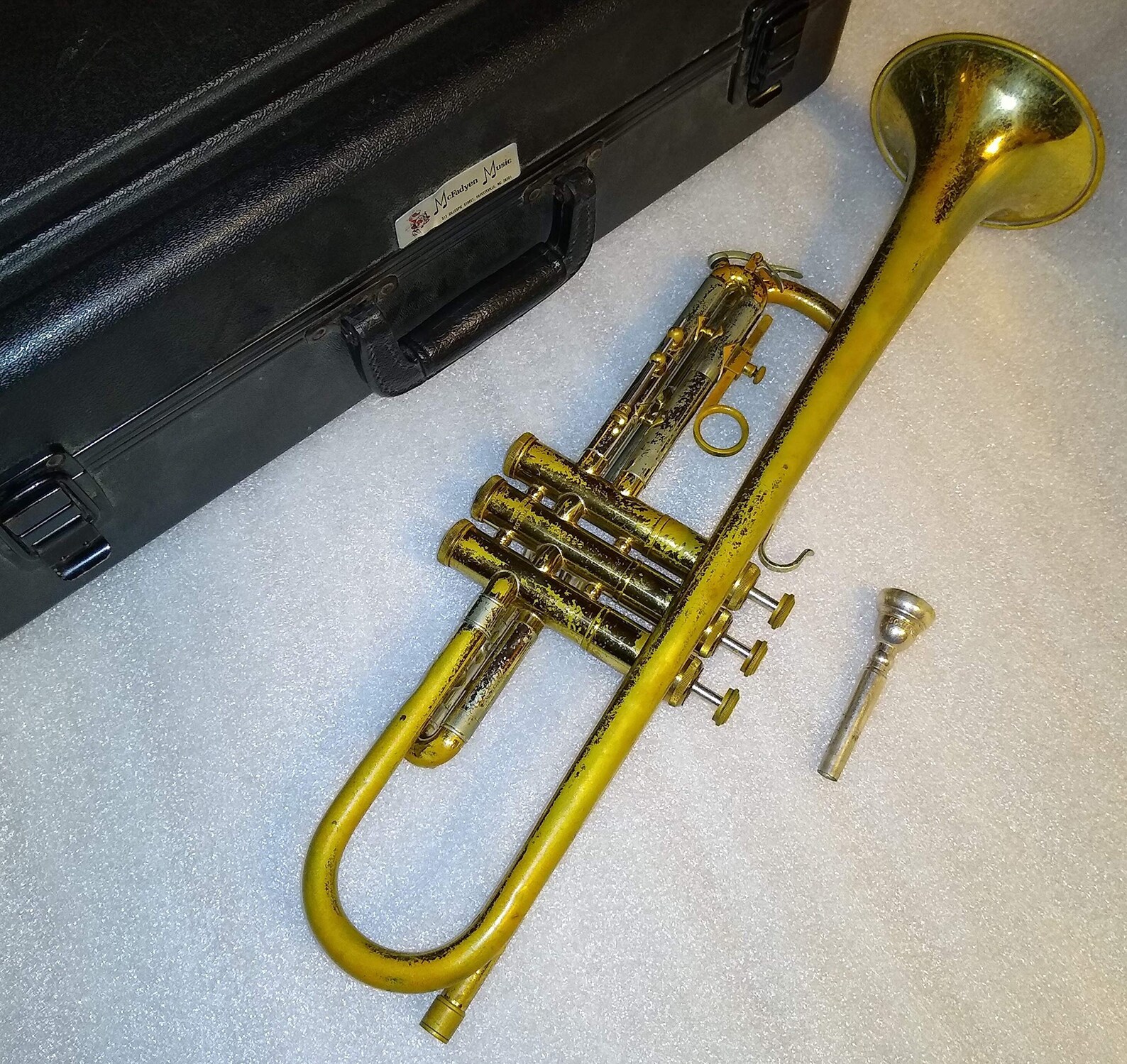 Reynolds Medalist Trumpet USA met koffer/mondstuk. Goede Etsy