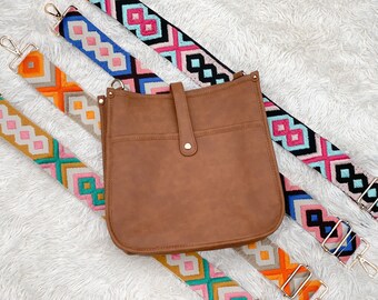 Vegan Leather Crossbody Bag - Pick Your Strap