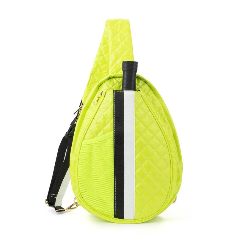 The Brooklyn Pickleball Puffer Sling Bag 6 Colors Citron Neon