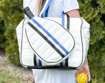 The Bennett | Pickleball Puffer Duffel Sport Bag | 6 Colors