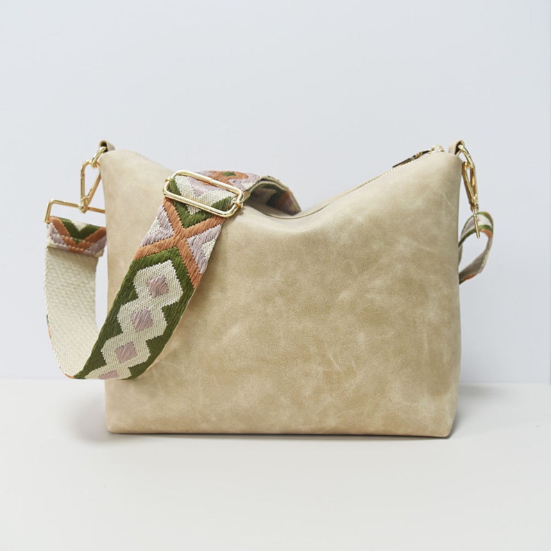 Vegan Leather Pouch Bag Pick Your Strap Etsy