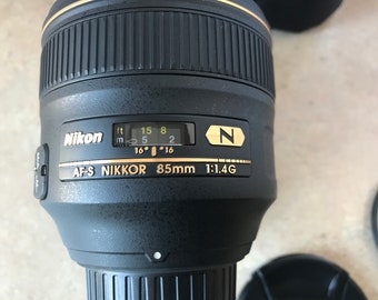 Nikon Nikkor AF-S 85mm f1.4 G ED lens