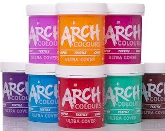 Arch Colours - Ultra Cover Range - Eco-Friendly, Water-based, Silk Screen Printing Ink