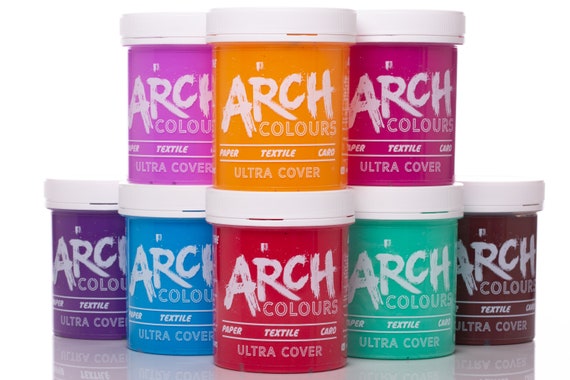 Arch Colours - Ultra Cover Range - Eco-Friendly, Water-based, Silk Screen Printing Ink