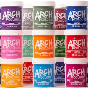 Arch Colours - Originals Range - Eco Friendly, Water-based, Silk Screen Printing Ink