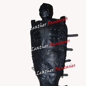 Real Leather Sleep Sack: Sensory Restriction Hooded Bag