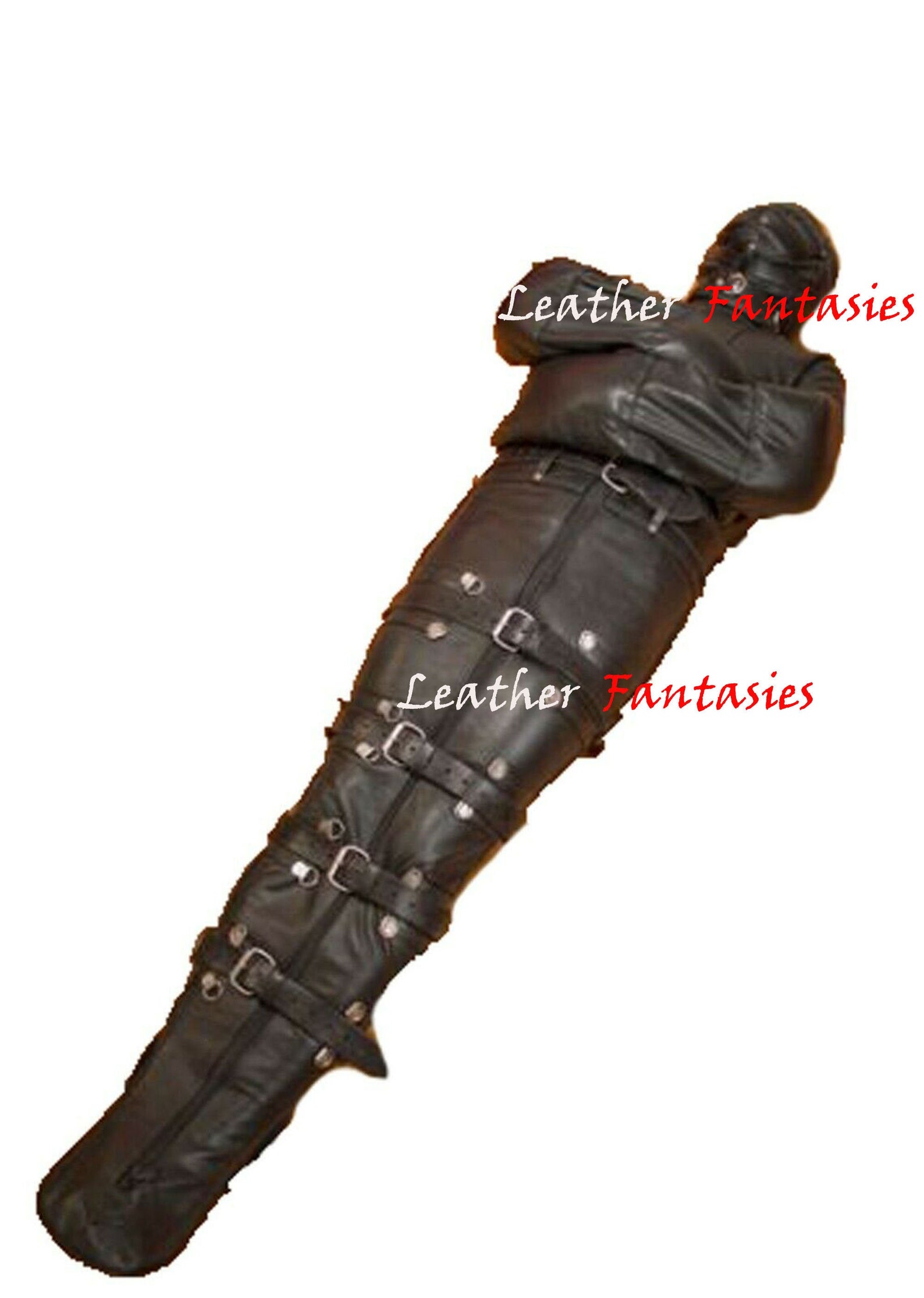 Real Leather Mummy Sleeping Bag Body Bag Harness Mask Hood Etsy