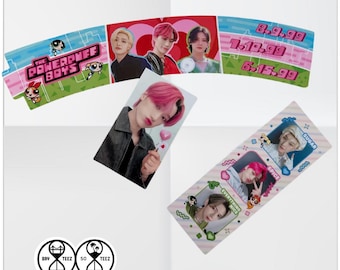 K-pop ATEEZ Cup Sleeve – Aniteez Characters & 8 Members Design