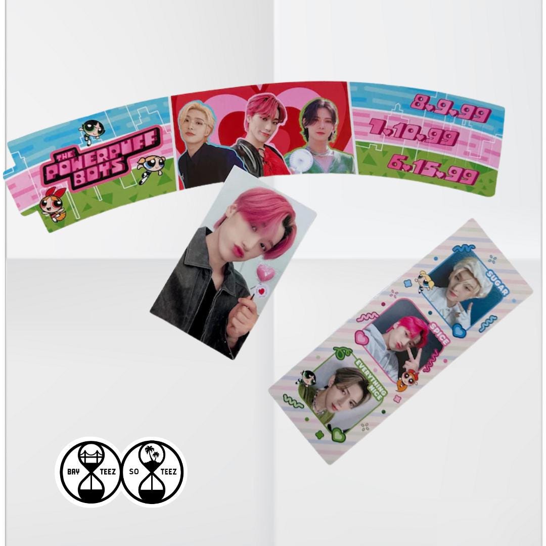 ATEEZ SAN サン カップスリーブ Cupsleeve トレカ付き Ateez Cupsleeve - Etsy