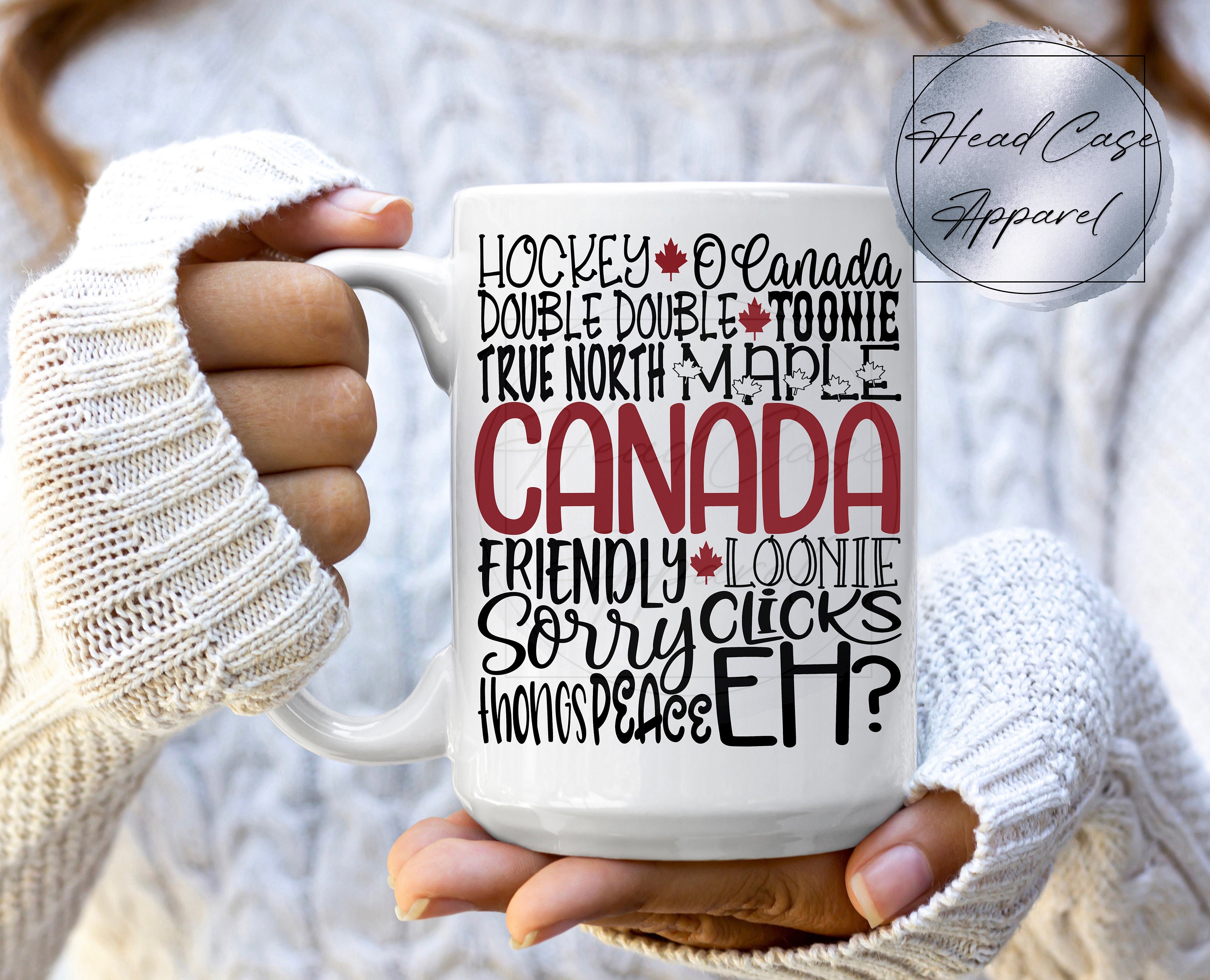 Canadian Words Eh Coffee Mug Canada Mug Canadian Mug Funny Etsy Canada