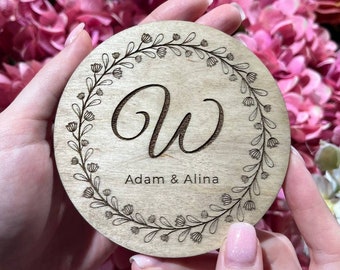 Wedding favors for guests, Custom wooden coasters, Rustic wedding favors, Personalized wedding coasters