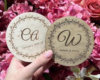 Personalized Gift Coaster Favors Wedding Gift Coasters Wedding Shower Favors Wedding Favors