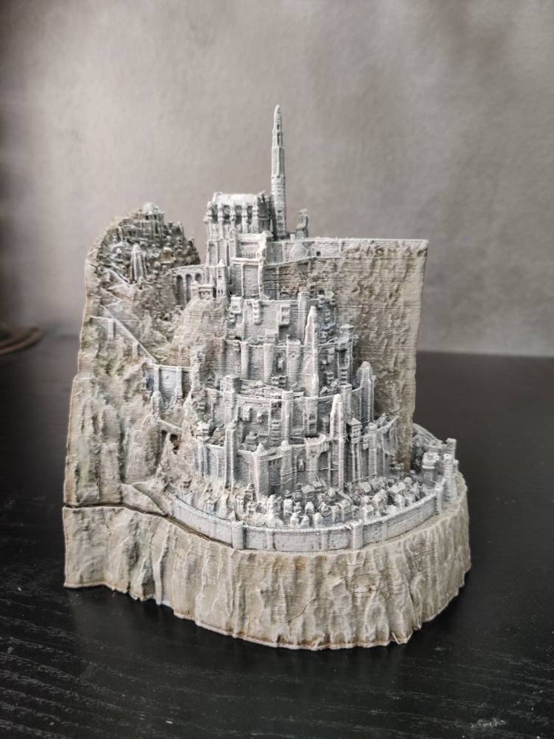 Minas Tirith Lord Of The Rings 3D printed and hand painted Etsy