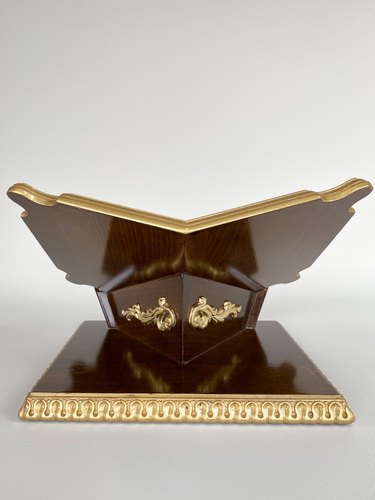 Carved Book Stand Handmade Book Holder Reading Stand Etsy