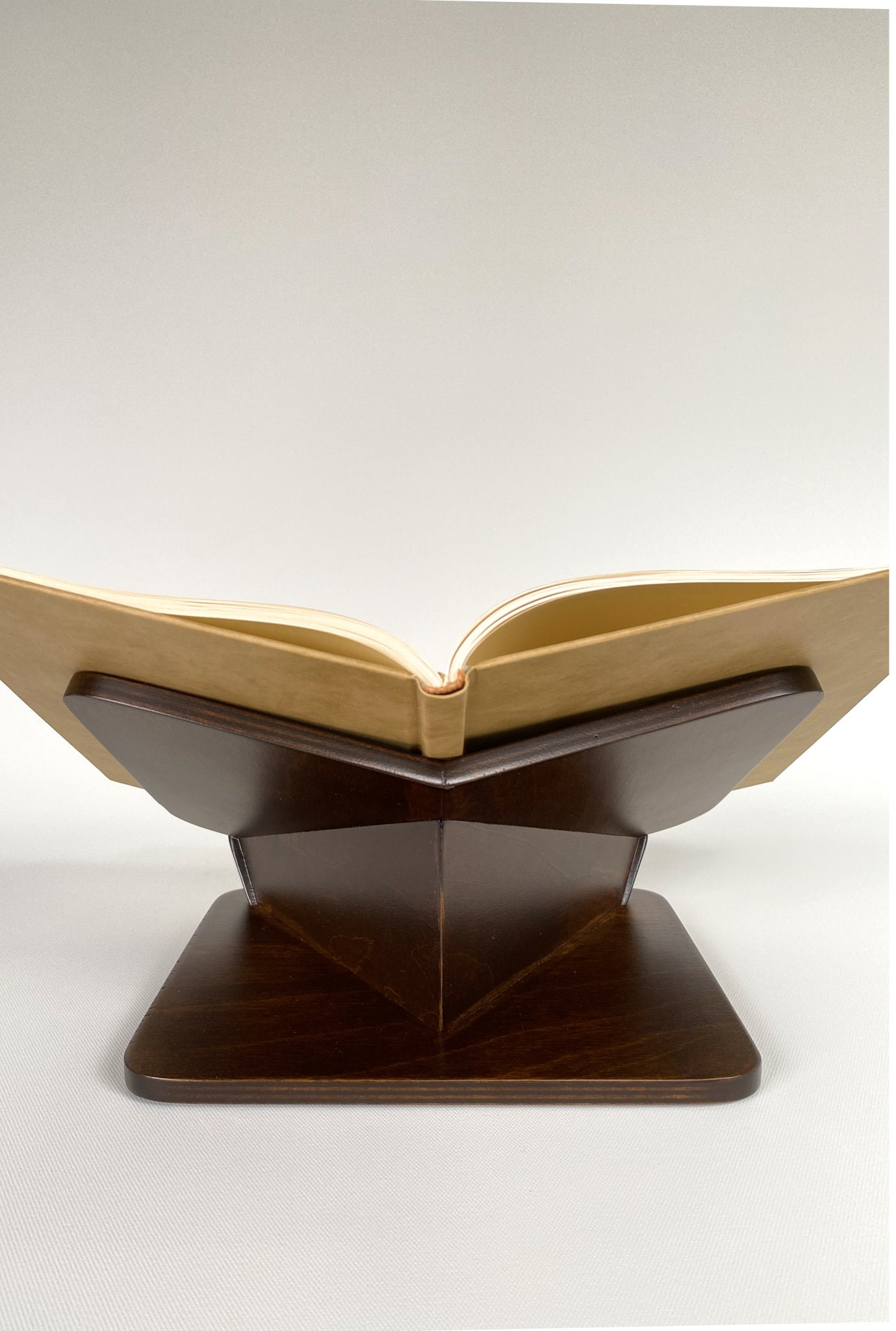 Handmade Wooden Book Stand: Personalized Carved Plywood Reading Rest - Etsy