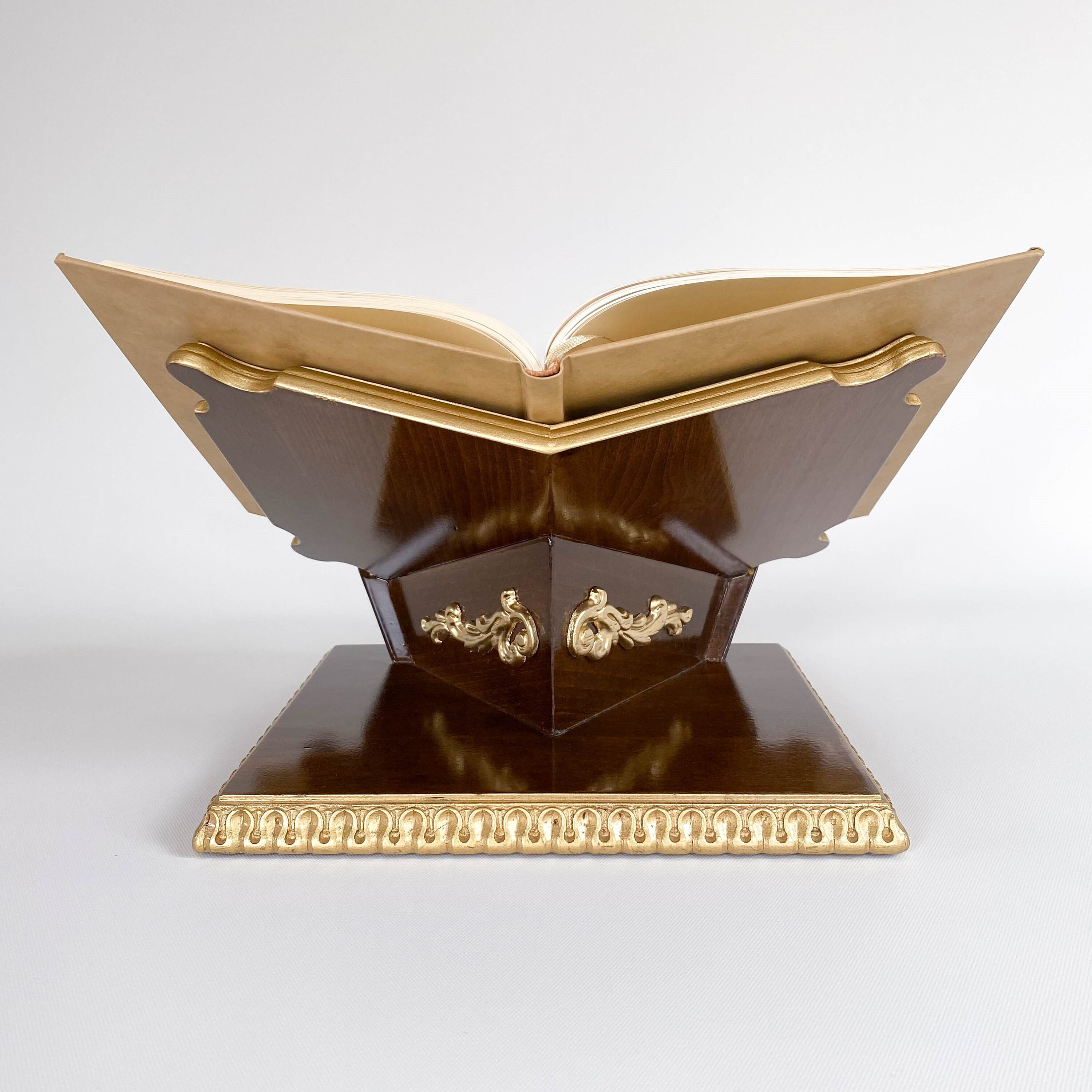 Carved Book Stand Handmade Book Holder Reading Stand Etsy