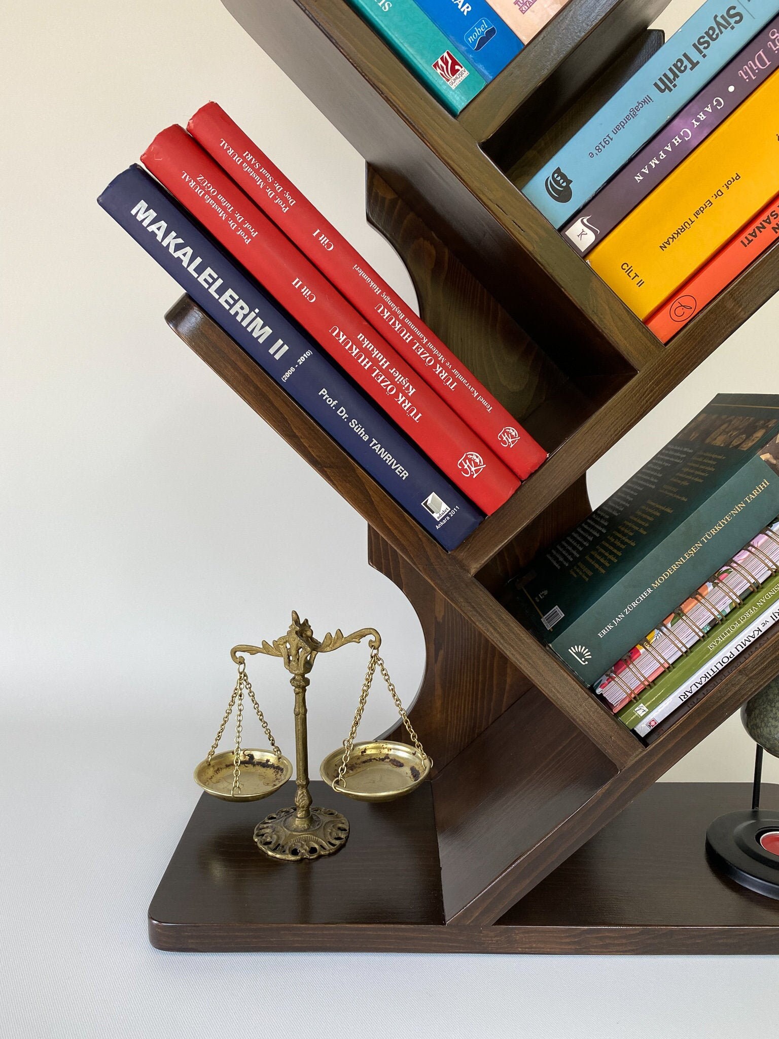 Produktbild von Hängendes Bücherregal-Dekor, Hanging Bookshelf Counter Bookish Decor, Modernes Bücherregal Hängende Aus Holz Für Bibliotheksdekorationen