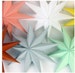 30cm Paper Stars,  30cm Hanging Star Decoration, 9 pointed Paper Star 