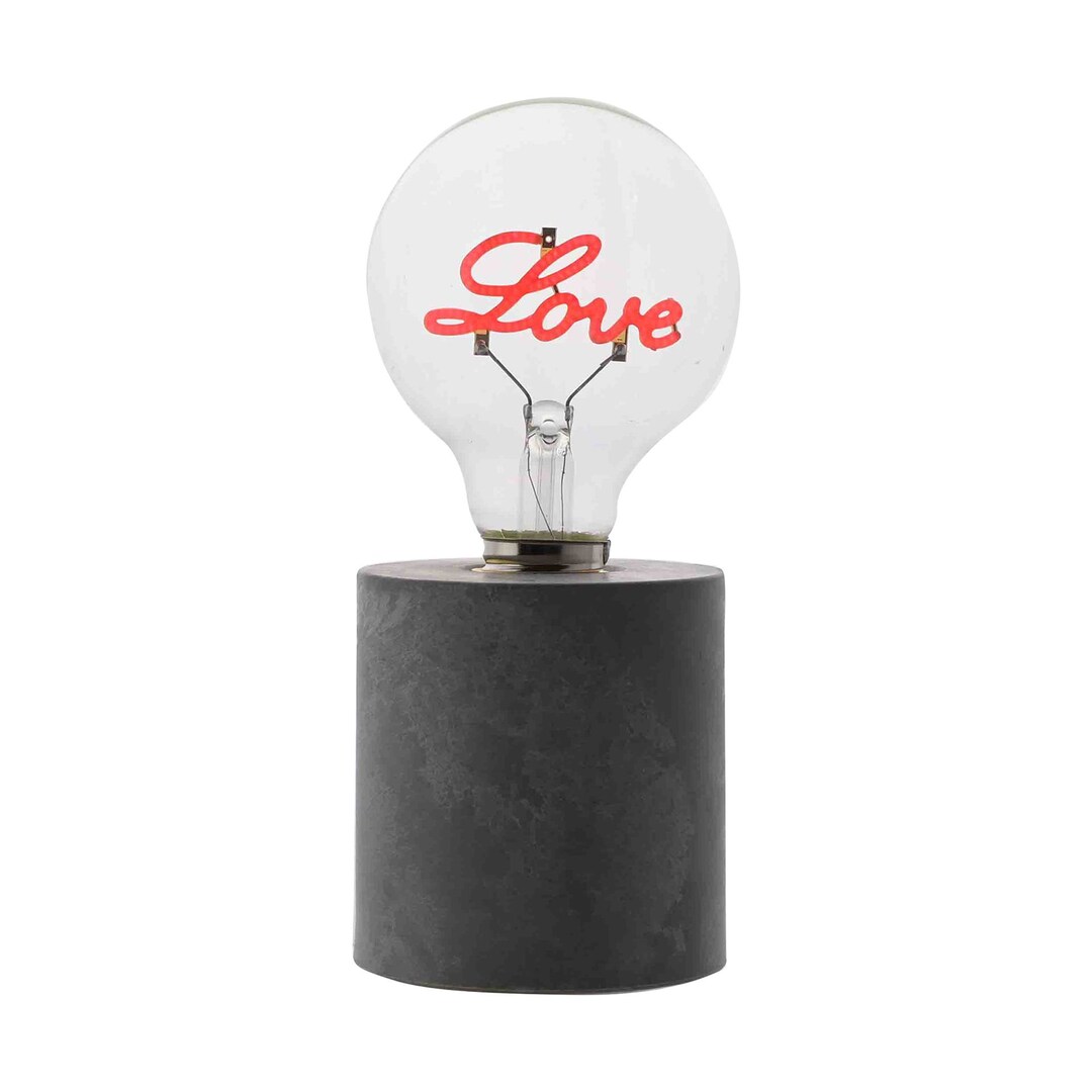 Red 'love' LED Table Light - Etsy Australia