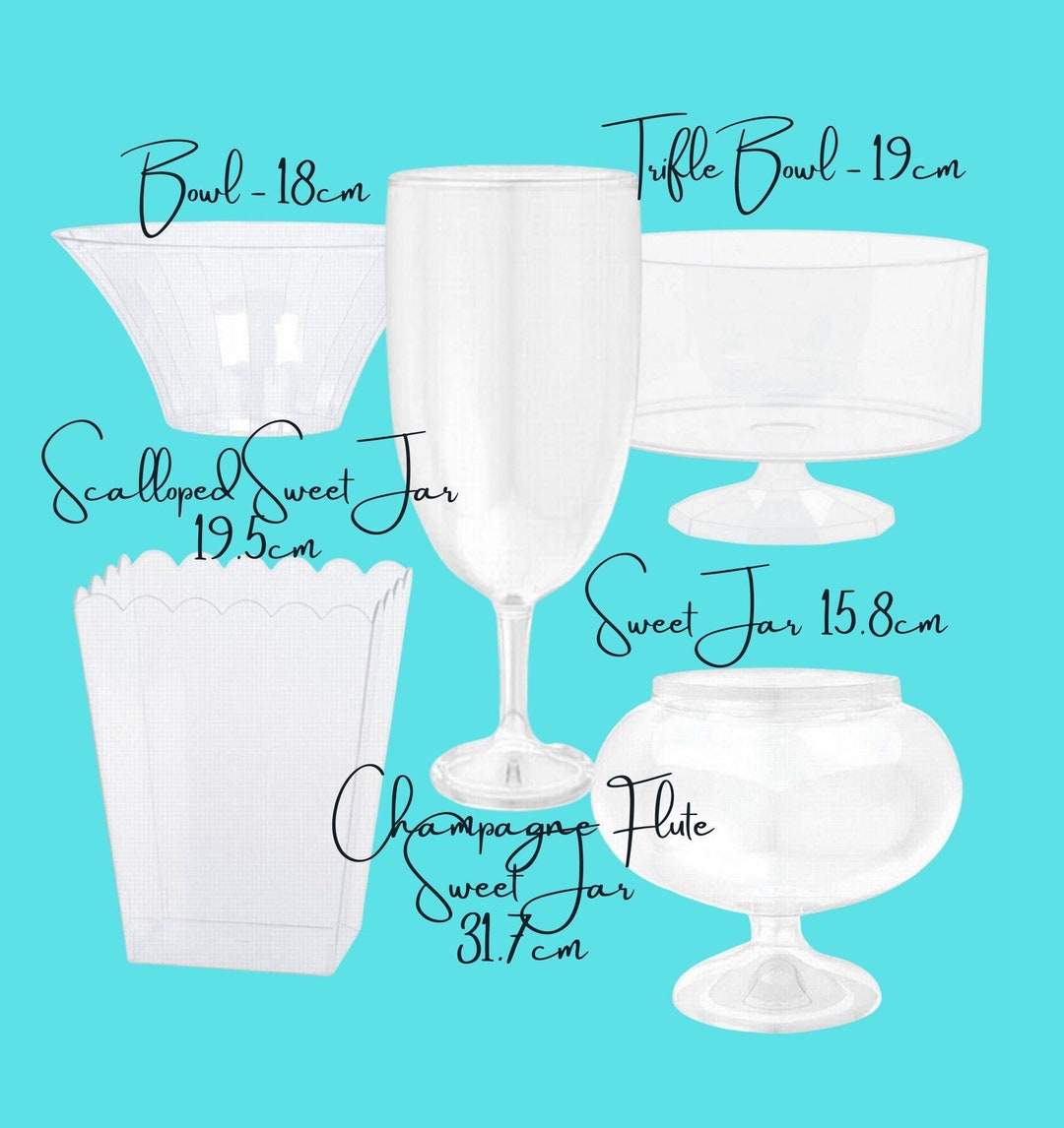 Sweet Jars, Party Sweet Jars, Plastic Sweet Jars Etsy