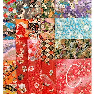 20pcs 10x10cm/14x14cm Japanese Origami Paper, 20pcs Japanese Washi Paper, 20pcs Beautiful Scrapbook Papers