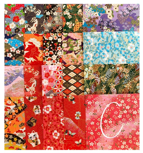 20pcs 10x10cm/14x14cm Japanese Origami Paper, 20pcs Japanese Washi