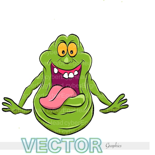 Slimer SVG | Vector slimer ghost design SVG |  slimer movie | Clip Art | green slimer | png-svg-eps-jpeg format files | Ghostbuster movie