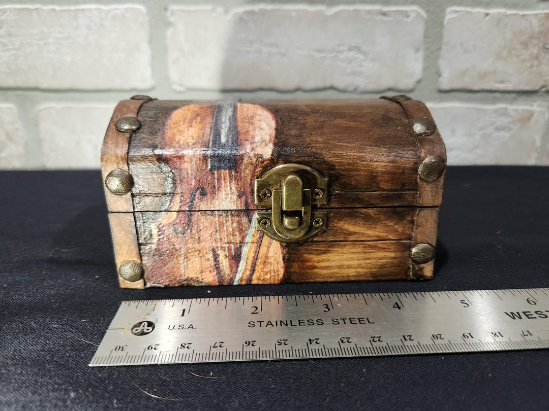 Violin Treasure Chest (small) + Gift for Musician, Gift for Violinists ...
