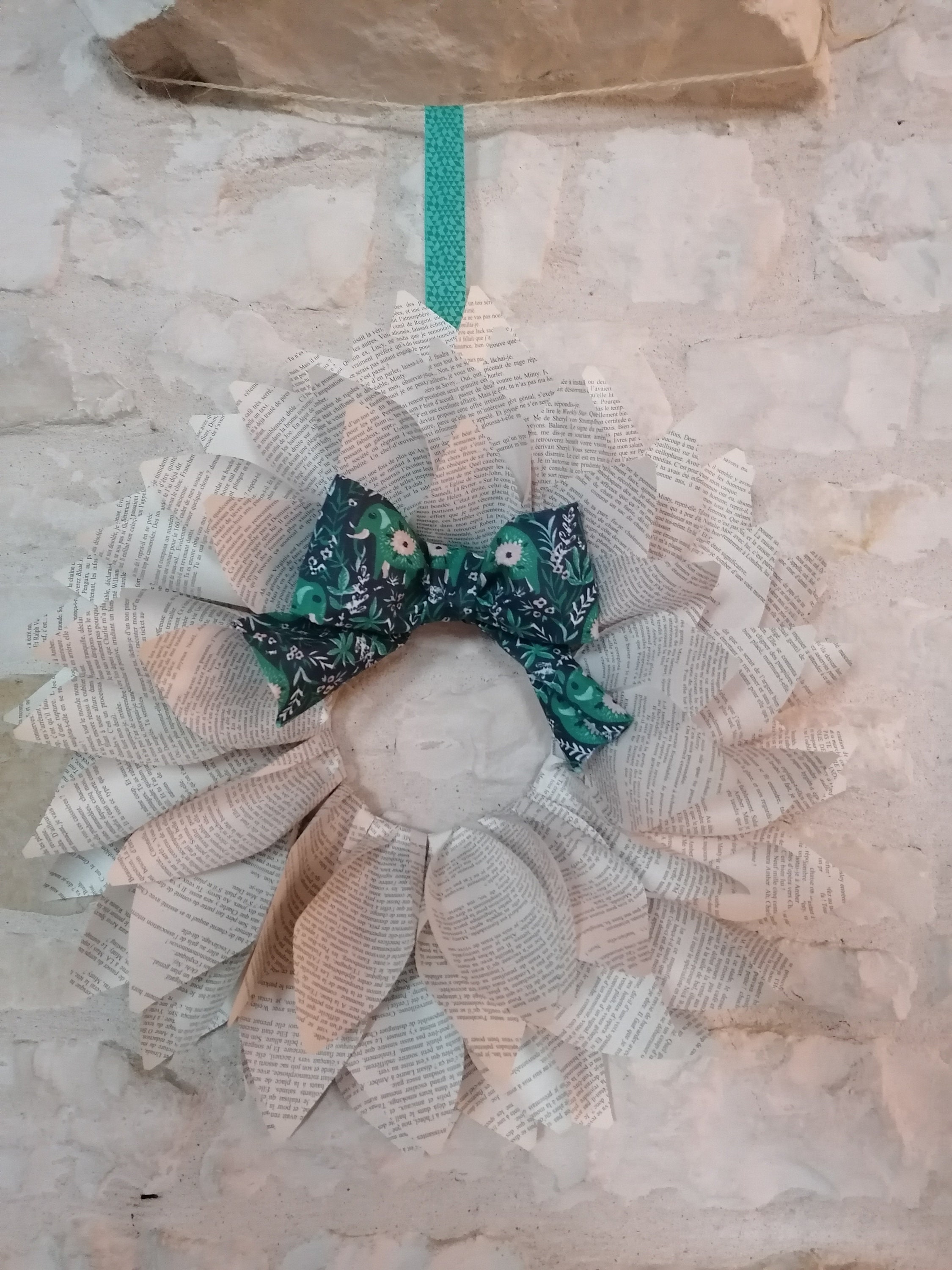 Suspension Couronne Papier