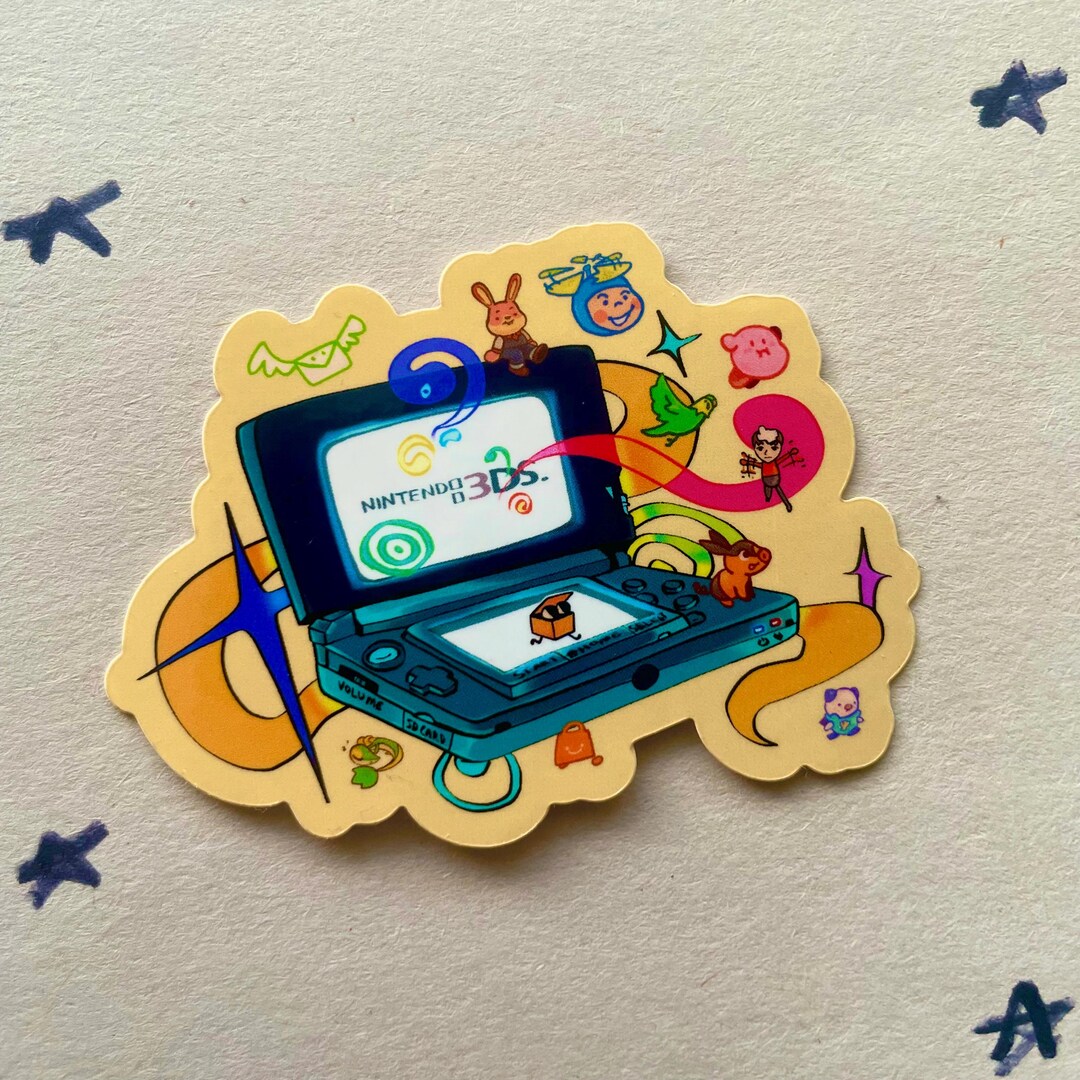 Atari 3ds Sticker Nintendo 3DS Sticker - Etsy