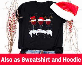 wine glass christmas jumper