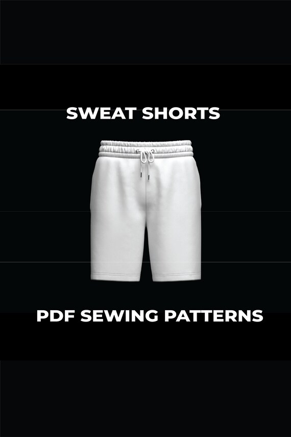 SWEAT SHORTS Pdf Sewing Patterns Sizes 