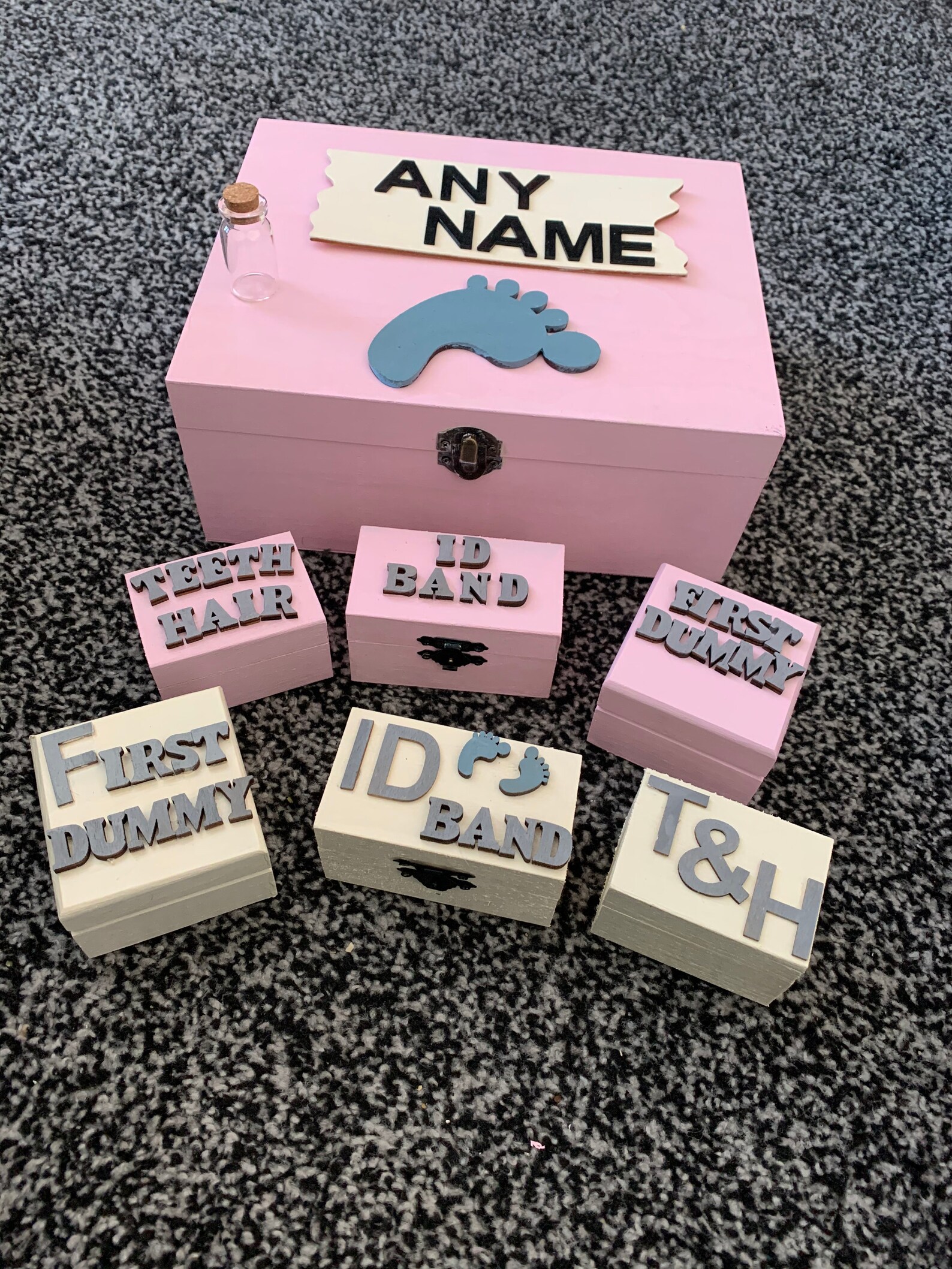 Personalised Baby Memory Box Etsy