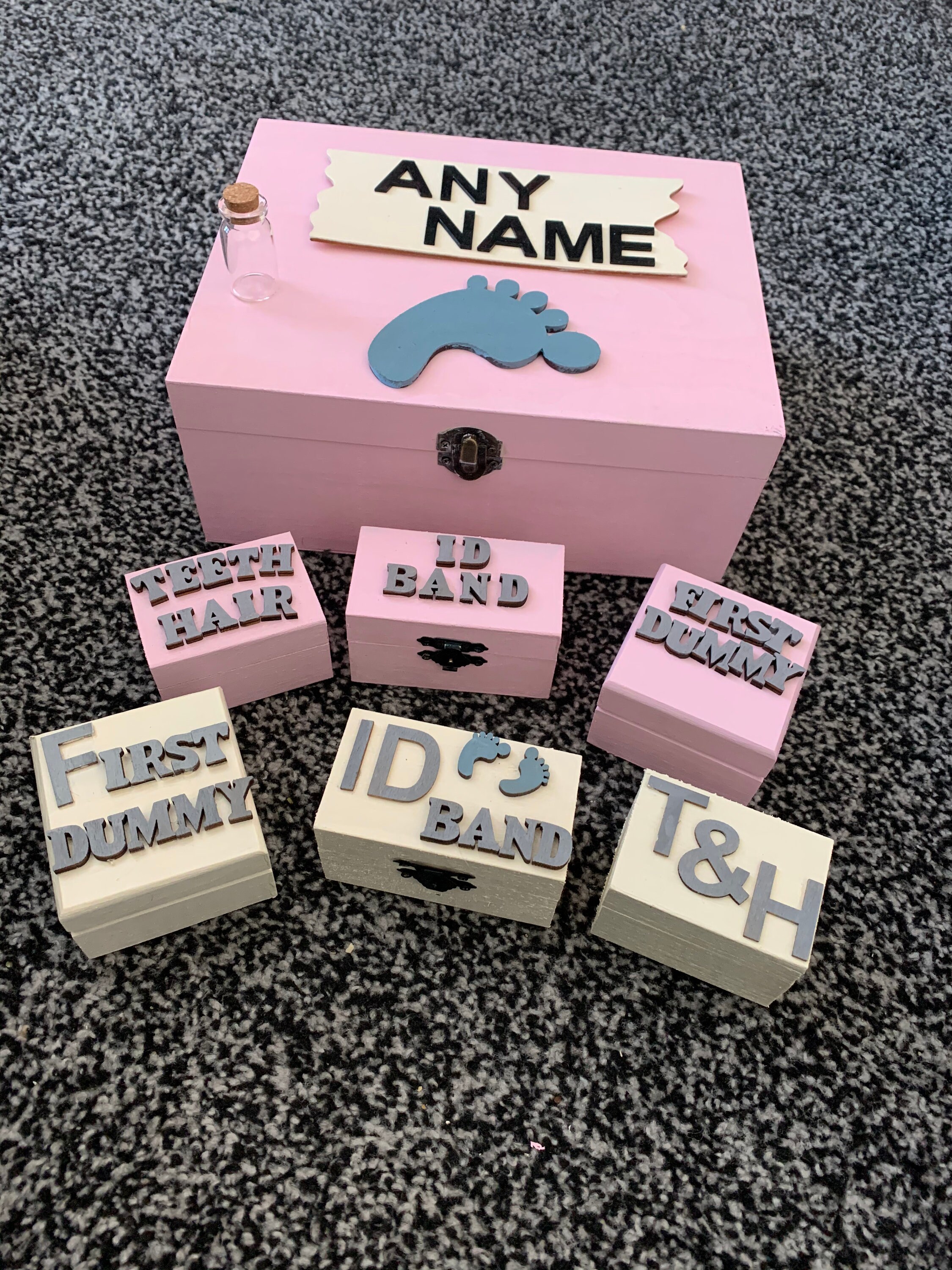 Personalised Baby Memory Box Etsy