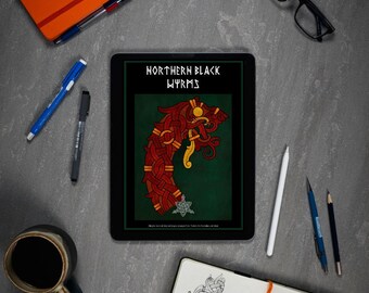 Wyrms and Dragons PDF – Nordische Drachenkunst & Wikinger-Tattoo-Designs