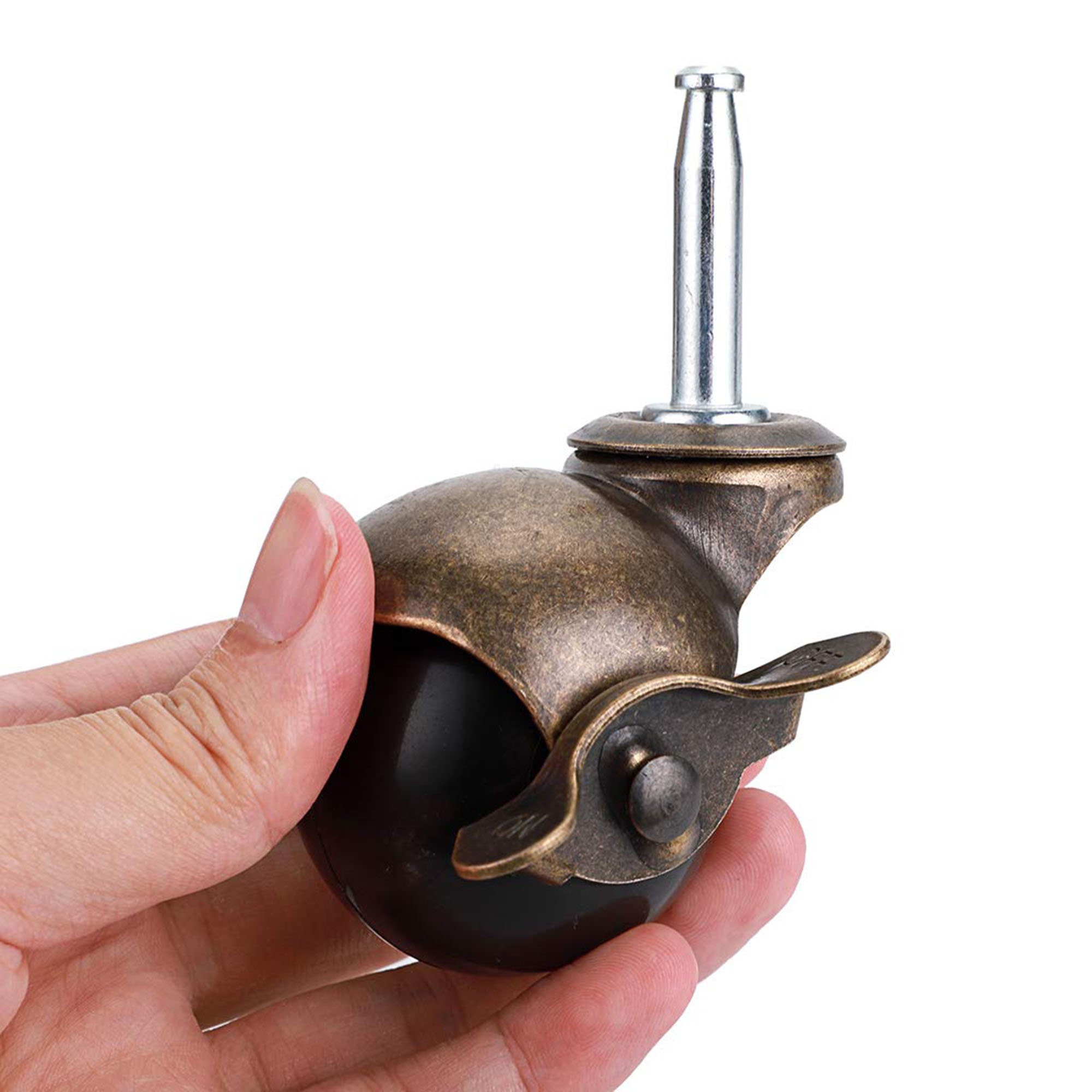 2 Ball Caster Grip Neck Stem Caster With Brake and Etsy