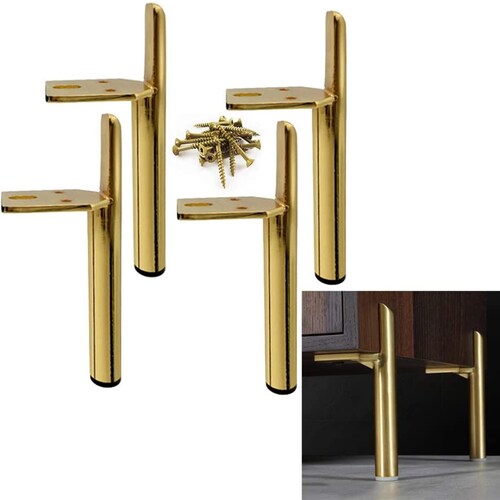 4PC Metal Furniture Legs Modern Style Coffee Table Sofa Feet Etsy