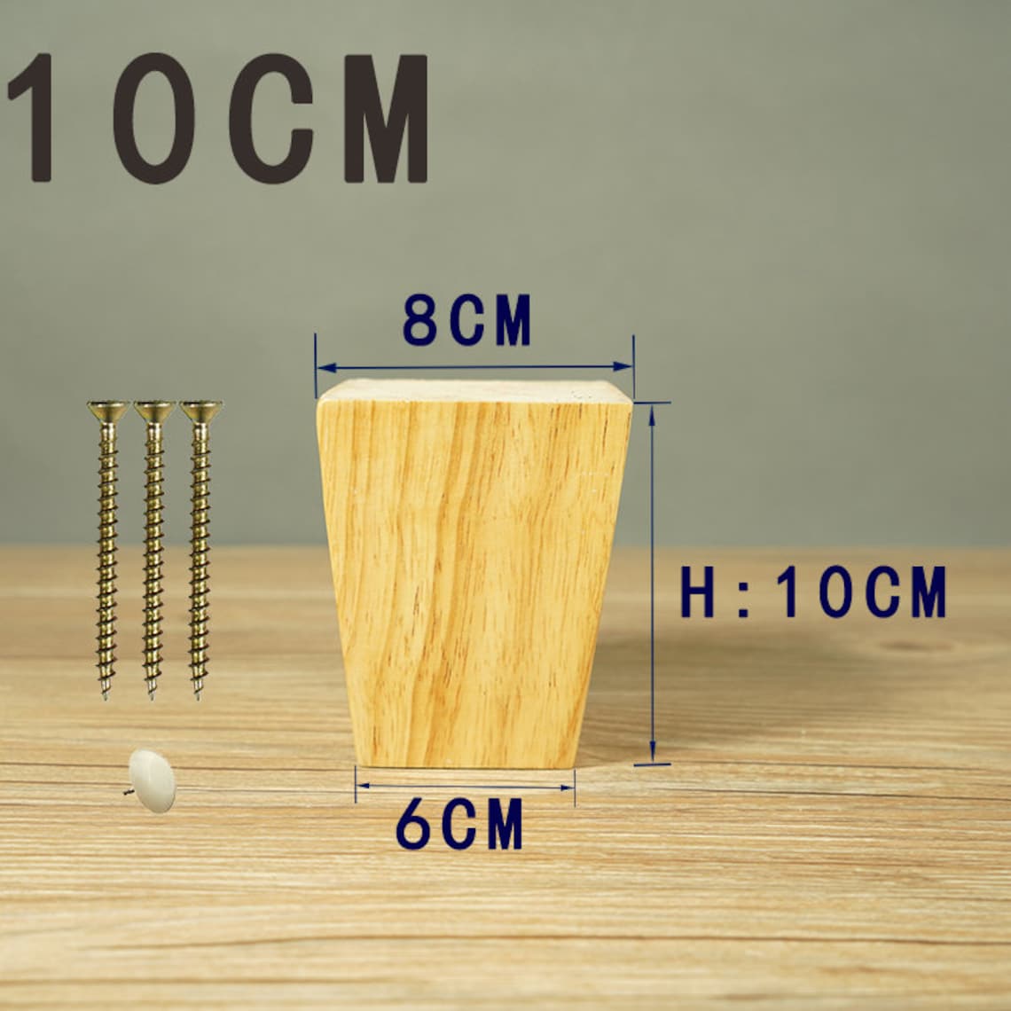 4PCS Square Wooden Furniture Legs Legs for Coffee Table Sofa Etsy