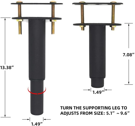 Adjustable Height Center Support Leg for Bed Frame Bed Center