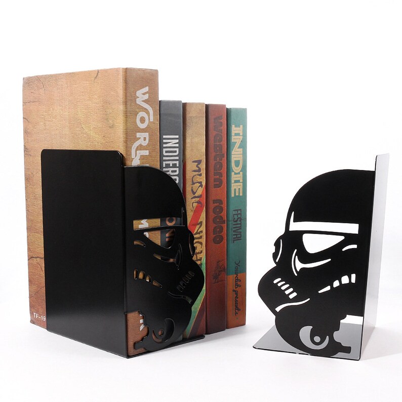 1 pair Star Wars bookshelf yoda bookcase Book Ends Creative Etsy