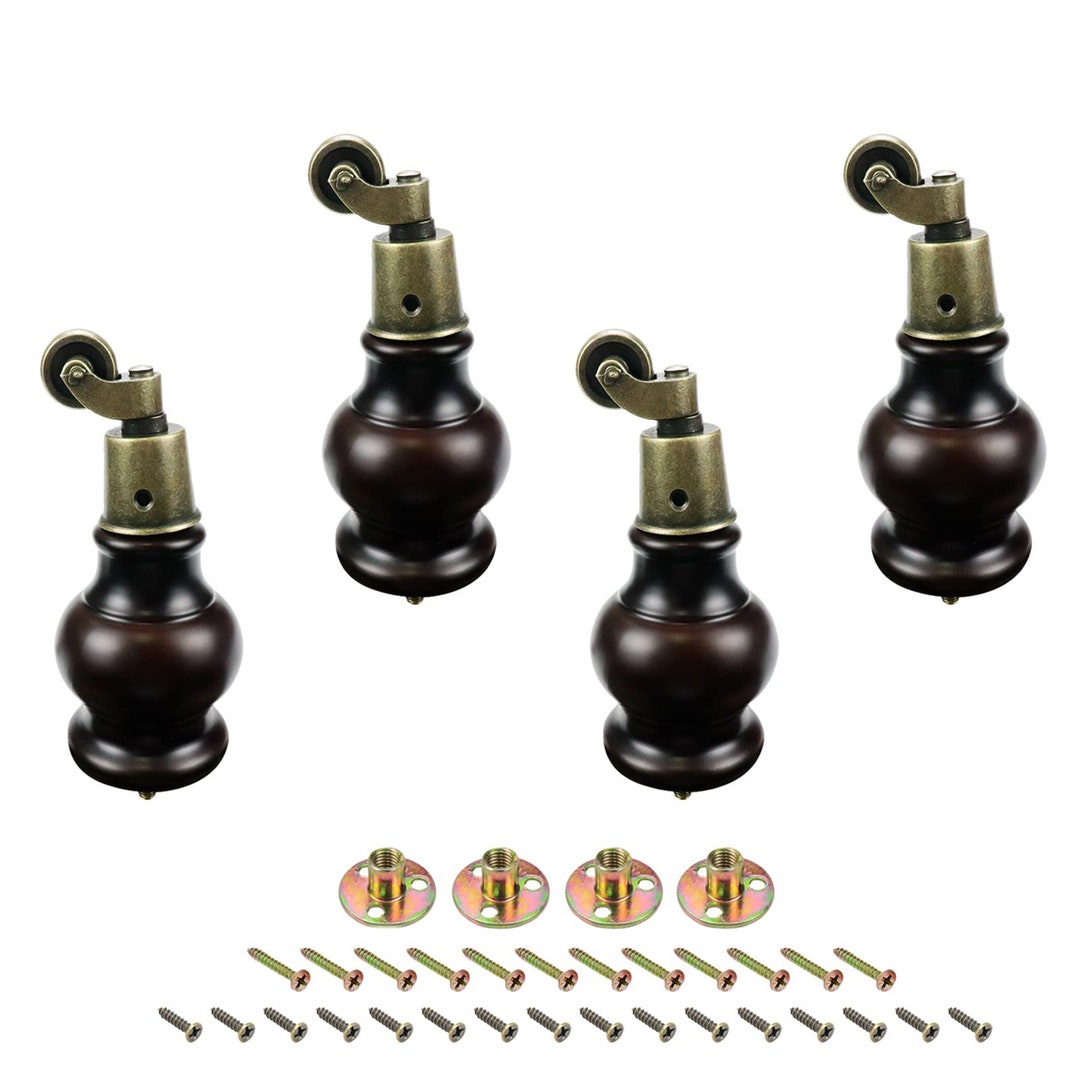 Wooden Furniture Legs Wood Sofa Legs Replacement Round Gourd Etsy