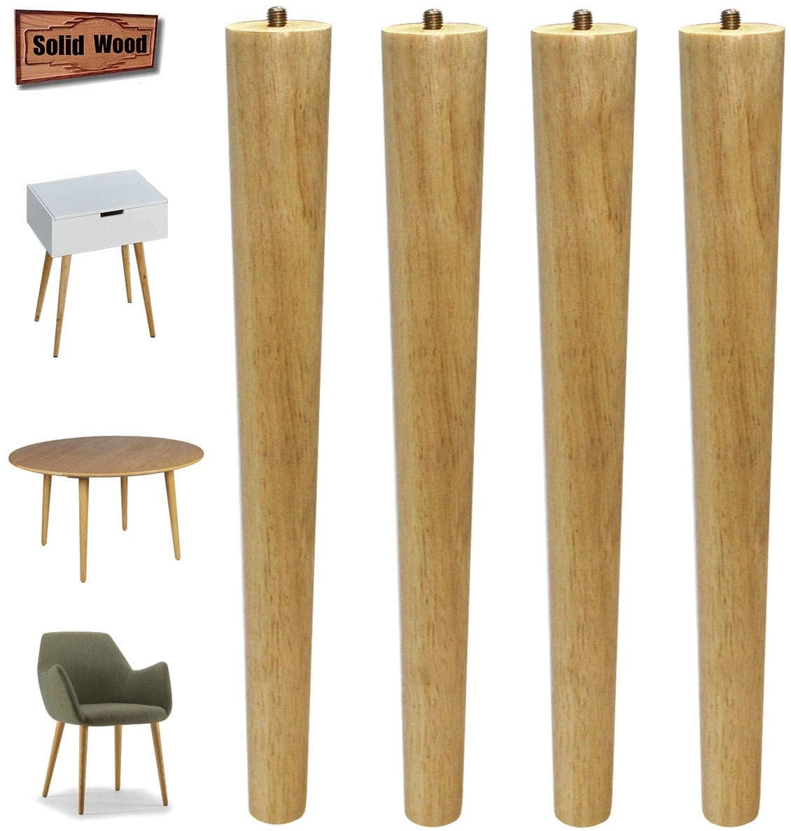 4X 16 40cm Solid Wood Furniture Legs Dresser Legs Sofa Etsy UK