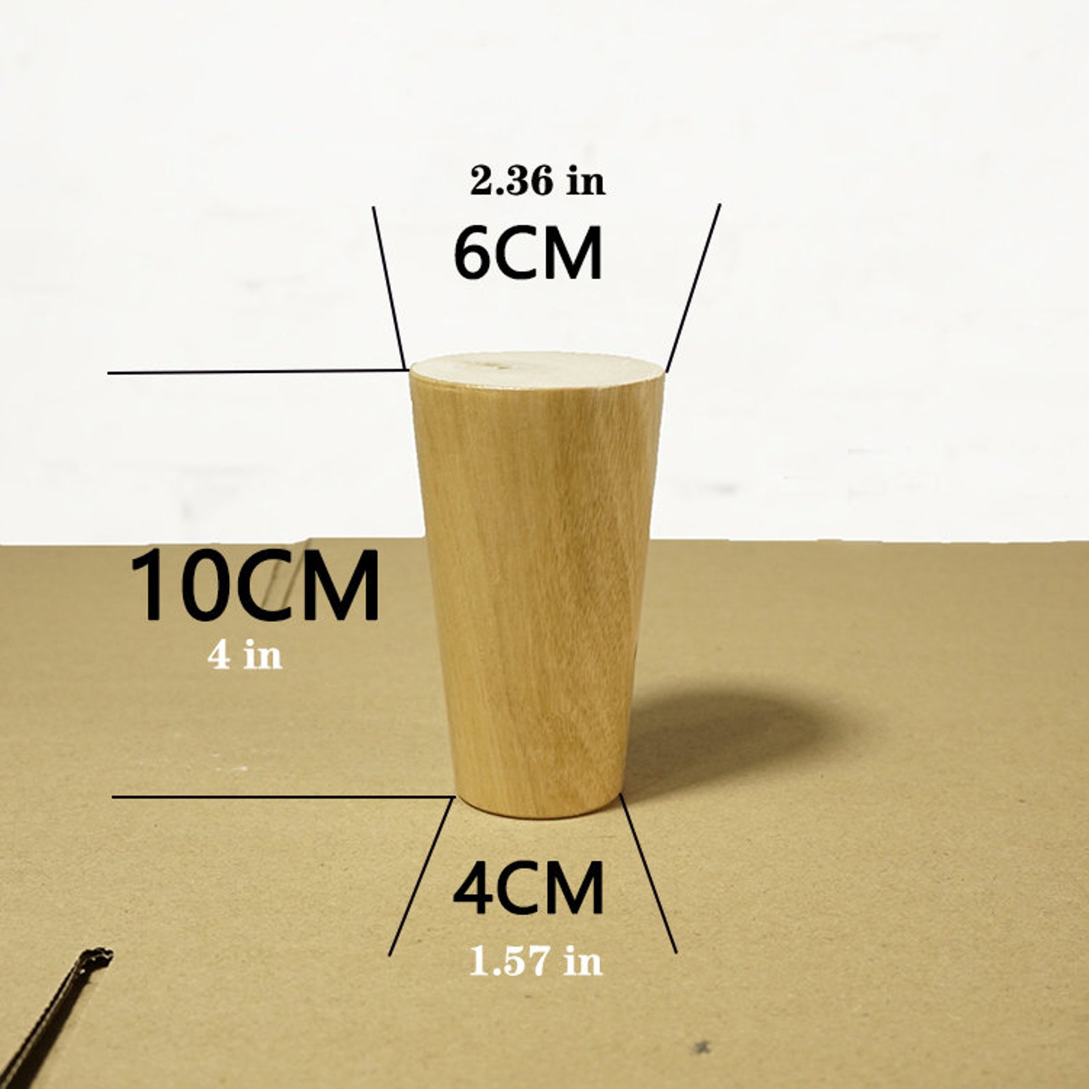 4PCS 4.7 12cm Solid Wood Furniture Legs Dresser Legs Sofa Etsy