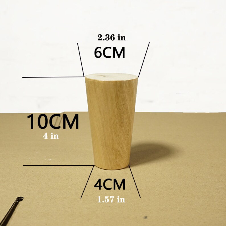 4PCS 4.7 12cm Solid Wood Furniture Legs Dresser Legs Sofa Etsy