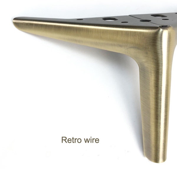 Retro Golden Furniture Legs, brass wire legs,cabinet legs,sofa Foot, furniture feet support foot,